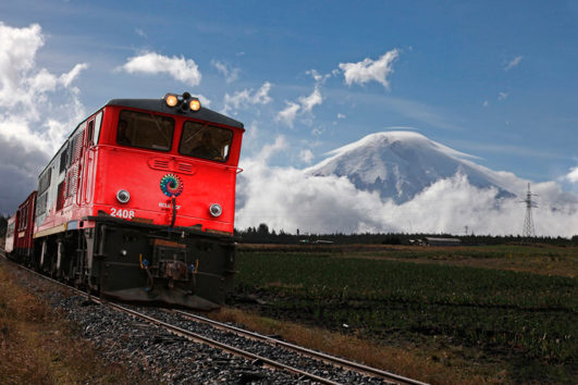 Paseos panorámicos en tren en Ecuador.